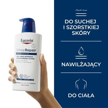 Eucerin UreaRepair PLUS, emulsja do ciała z 10% mocznikiem, do skóry bardzo suchej i szorstkiej, 400 ml
