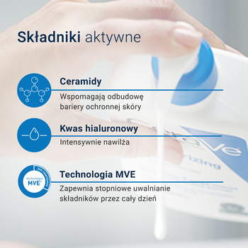 Zestaw CeraVe, nawilżająca emulsja dla skóry normalnej, suchej i bardzo suchej, 473 ml + opakowanie uzupełniające refill, 473 ml