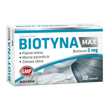 Biotyna Max, tabletki, 30 szt.