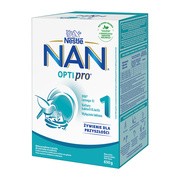 alt Mleko Nan Optipro 1, mleko początkowe dla niemowląt od urodzenia, proszek, 650 g, (2 x 325 g)