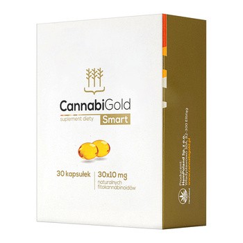 CannabiGold Smart 10 mg, kapsułki miękkie, 30 szt.