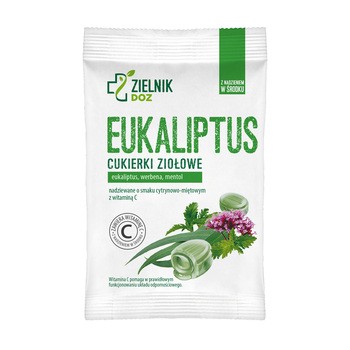 DOZ Zielnik Eukaliptus, cukierki ziołowe,  60 g