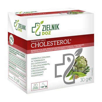 ZIELNIK DOZ Cholesterol, 1,5 g, 20 szt.