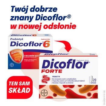Dicoflor Forte, kapsułki, 20 szt.