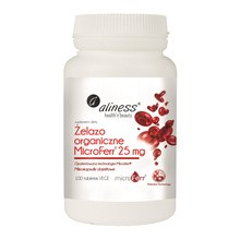 Aliness Żelazo Organiczne MicroFerr 25 mg, tabletki, 100 szt.