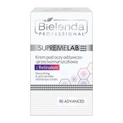 Bielenda Professional SupremeLab Re-Advanced, krem pod oczy odżywczo-przeciwzmarszczkowy z Retinalem 0,03%, 15 ml