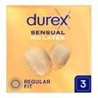 Durex Sensual No Latex, prezerwatywy nielateksowe, 3 szt.