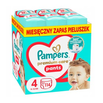 Pampers Premium Care Pants 4 (9-15 kg), 114 szt.