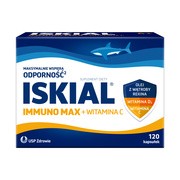 ISKIAL Immuno Max+Witamina C, kapsułki, 120 szt.