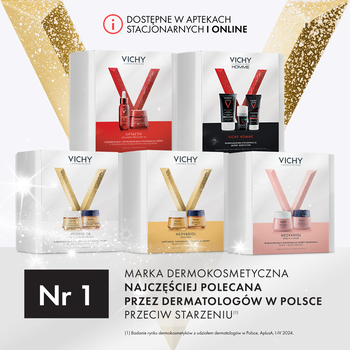 Zestaw Vichy Neovadiol Rose Platinum, krem wzmacniająco-rewitalizujący na dzień, 50 ml + wzmacniający i regenerujący krem na noc, 50 ml