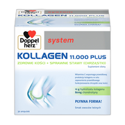 Doppelherz system Kollagen 11.000 PLUS, płyn, ampułki, 30 szt. x 25 ml