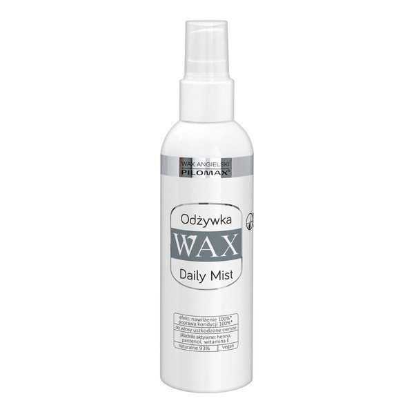 WAX Ang PILOMAX WAX, Laboratorium Pilomax, odżywka termoochronna, nawilżająca bez spłukiwania do włosów ciemnych, 200 ml — Składniki i ocena