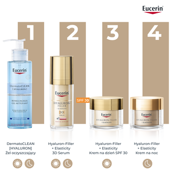 Eucerin Hyaluron Filler+Elasticity, krem na dzień SPF 30, refill, 50 ml