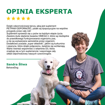 Pet Paw Odporność, preparat wspomagający odporność dla psa, kapsułki twist-off, 60 szt.