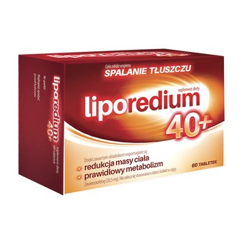 Liporedium 40+, tabletki, 60 szt.