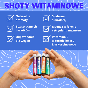 Triggy VitaminShot Magnez + D3, płyn w ampułce, smak poziomkowy, 25 ml, 1 szt.