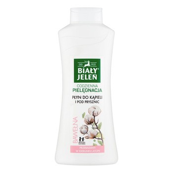 Biały Jeleń, płyn do kąpieli i pod prysznic, bawełna, 750 ml