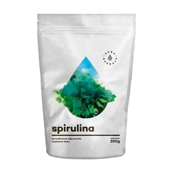 Aura Herbals Spirulina, proszek, 200 g