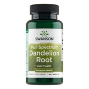 Swanson Dandelion Root (Mniszek lekarski), 515 mg, kapsułki, 60 szt. https://azcdn.doz.pl/image/d/product/bbb87d86-scale-180x180.png