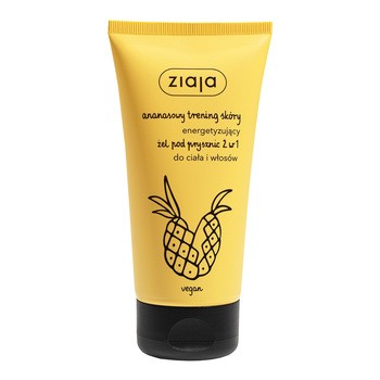 Ziaja Ananasowa, energetyzujący żel pod prysznic 2w1, 160 ml