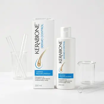 Kerabione Dermo Control, szampon przeciwłupieżowy, 200 ml