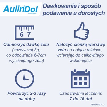 AulinDol, 30 mg/g, żel, 100 g, tuba