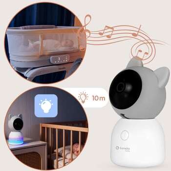 Lionelo Babyline 9.2 AI, niania elektroniczna, 1 szt.