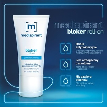 Medispirant, antyperspirant, roll-on, 50 ml