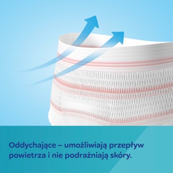 Canpol Babies, oddychające i ultrachłonne jedorazowe majtki 2w1 z podkładem poporodowym L/XL, 5 szt.