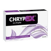 Chrypex, pastylki do ssania na chrypkę, smak czarna porzeczka, 30 szt. https://azcdn.doz.pl/image/d/product/2dac1ef3-scale-180x180.png