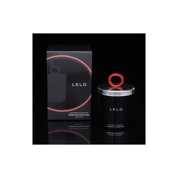 LELO Flickering Touch Massage Candle, świeczka do masażu o zapachu czarnego pieprzu i granatu, 150 g