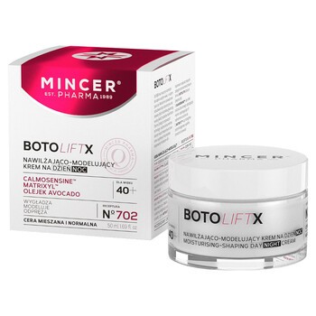 Mincer Pharma Botoliftx, nawilżająco-modelujący krem na dzień i na noc, 40+, 50 ml
