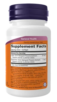 Lutein & Zeaxanthin, kaps., 60 szt