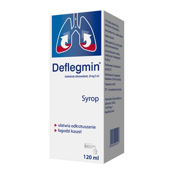 Deflegmin, 30 mg/5 ml, syrop, 120 ml