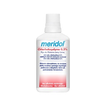 Meridol, antybakteryjny płyn do płukania jamy ustnej z Chlorheksydyną 0,2%, 300 ml