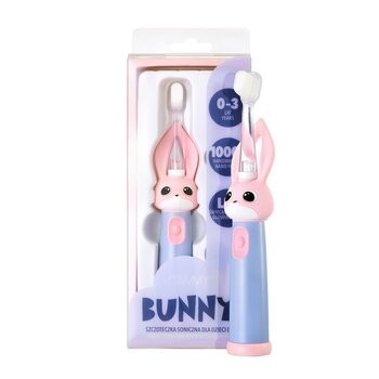 Vitammy Bunny, szczoteczka soniczna do zębów dla dzieci 0 - 3 lat, pink/róźowa, 1 szt.