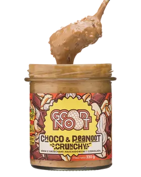 Good Noot Choco & Peanoot Crunchy, krem z orzechów arachidowych i czekoladą z kawałkami orzechów, 330 g