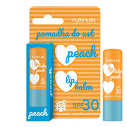 Flos-Lek, pomadka do ust SPF 30, peach, 4 g