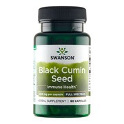 Swanson Full Spectrum Black Cumin Seed, kapsułki, 60 szt.        