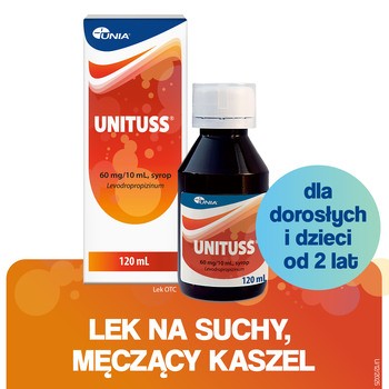 Unituss, 60 mg/10 ml, syrop, 120 ml