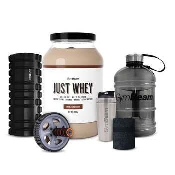 GymBeam Just Whey Protein Chocolate Milkshake, proszek, smak czekoladowy koktajl mleczny, 2000 g