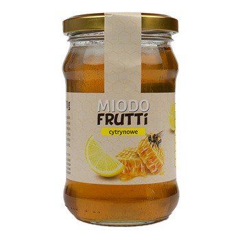 Pszczelarz Kozacki, Miodofrutti, miód z sokiem cytrynowym, 370 g