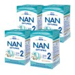 Zestaw 4x Nestle Nan Optipro 2, mleko następne dla niemowląt po 6 miesiącu, 800 g