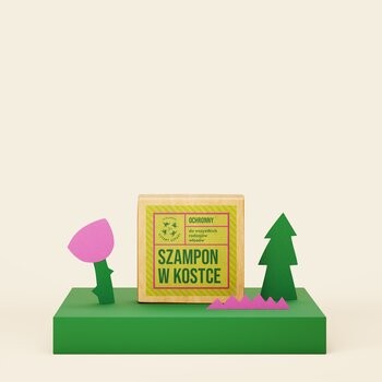Mydlarnia 4 Szpaki, Leśna róża, ochronny szampon w kostce, 75 g