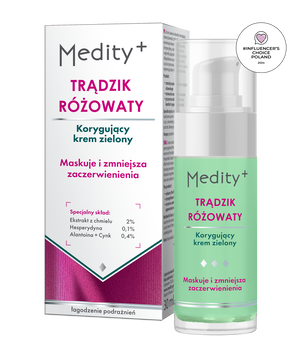 Medity+ Trądzik Różowaty, krem korygujący, 30 ml