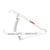 BODY FAT CALIPER - plastic Fałdomierz przyrząd do mierzenia tkanki tłuszczowej
