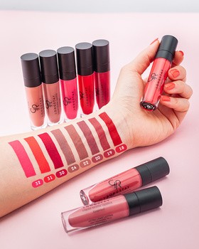 Golden Rose Longstay Liquid Matte Lipstick, matowa pomadka w płynie, 18, 5,5 ml