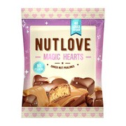 Allnutrition Nutlove Magic Hearts, pralinki z nadzieniem czekoladowo-orzechowym w mlecznej polewie, 100 g        
