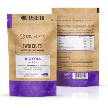 Twój Cel To Biotyna 4xTak, tabletki, 400 szt.
