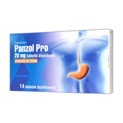 Panzol Pro, 20 mg, tabletki dojelitowe, 14 szt.